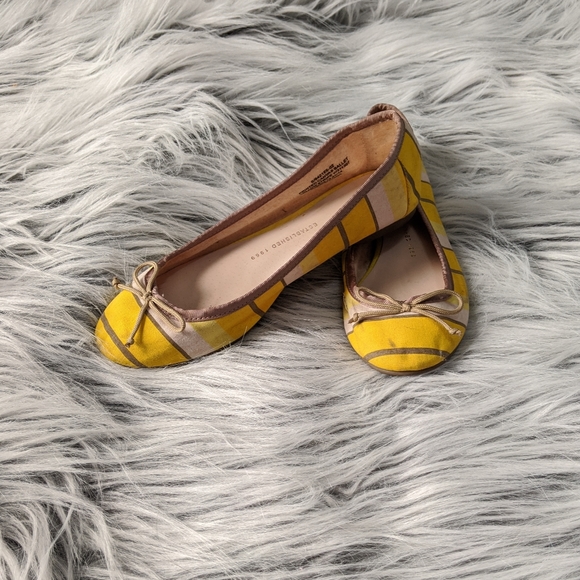 GAP Yellow Stripe Ballet Flats - Picture 2 of 12